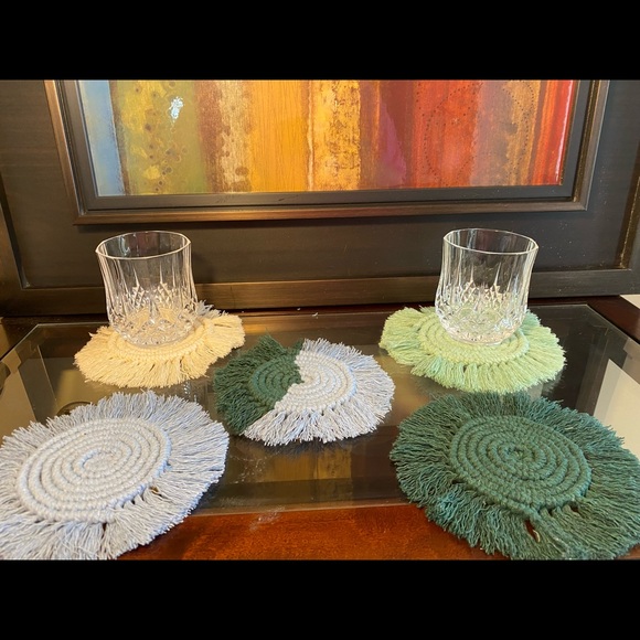 Macrame Coasters- Homemade - Picture 7 of 12
